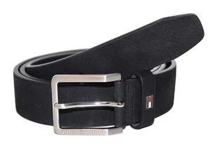 Tommy Hilfiger Oliver Nubuck Belt 3,5 cinturón de cuero cinturón - Imagen 1 de 3