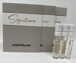 3 x Montblanc - Signature Eau De Parfum Spray 2ml / .06oz Each - Picture 1 of 1