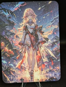 Yae Miko Genshin Impact Hot & Spicy Goddess Story Waifu A6 Card Anime - Picture 1 of 2