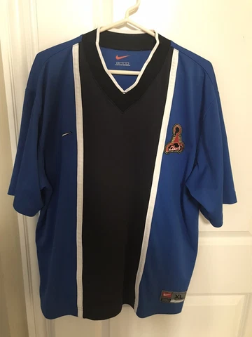 MENS USED VINTAGE 90'S NIKE SAN JOSE CLASH MLS SOCCER JERSEY SIZE XL Cover