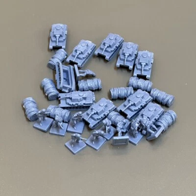 30x Memoir '44 Breakthrough Germany Tank Traps Soldier Military Board Game Minis - Image 1 of 4