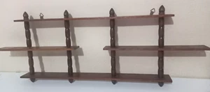 Spindelregal aus Holz - Schmuckstücke/Launen/Schnickschnack - Wandbehang, Vintage - Bild 1 von 3