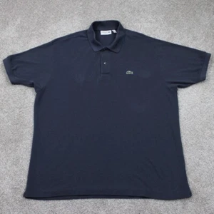Lacoste Poloshirt Erwachsene 8 / 3XL XXXL Blau Kurzarm 100% Baumwolle Pullover - Bild 1 von 14