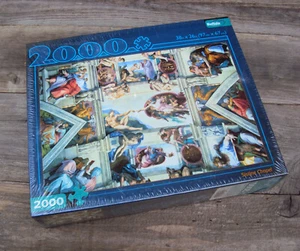New Unopened Sistine Chapel Art 2000 Piece Adult Buffalo Jigsaw Puzzle - Sealed - Picture 1 of 5