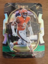 2022 Select Football DIE-CUT PRIZMs Black/Green ~ YOU PICK  RC Rookie Card
