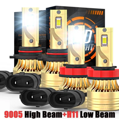 For Ford Transit-150/250/350 2015-2019 - Combo 4X LED Headlight Hi/Lo Beam Bulbs - Image 1 of 4