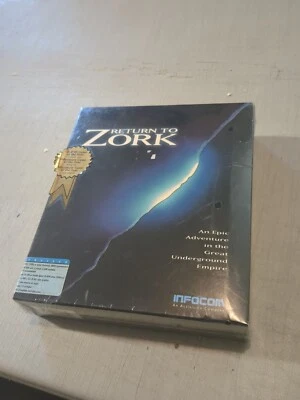 VINTAGE Return To Zork 1990s BIG BOX Macintosh CD ROM Video Game - NEW & SEALED! - Image 1 of 4