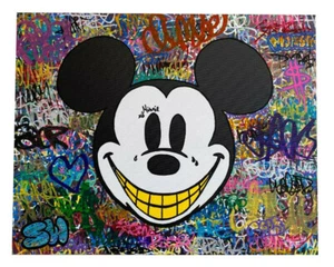 Mickey Mouse OG Graffiti Street Art Painting Disneyland Artwork Disney World Art - Picture 1 of 11