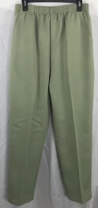 Briggs New York Dress Slacks Pants 14 Sage 29"W Straight Leg career work wear - Picture 1 of 4