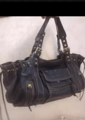 Bolso de cuero utilitario vintage Jil Sander multibolsillo marrón Foto 1 de 4