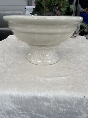 Jarrón con pedestal HOMCO maceta cerámica 6" H nuevo con caja original Ariana Bowl Foto 1 de 4