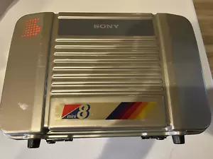 VTG Sony CCD-M8U Mini 8 Video Camera EV-C8U 8Cassette Recorder Case READ DESC - Picture 1 of 10