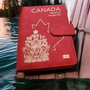 Passport wallet Document ID Holder RFID Blocking card holder Canada traveling - Picture 1 of 8
