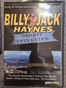 Billy Jack Haynes Shoot Interview 2 Discs Highspots Used Has Crack Top Of Case - Foto 1 di 3