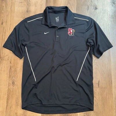 Nike Seattle Redhawks Polo Shirt Golf Mens Small Team Black Dri Fit Logo - Image 1 of 4