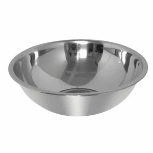 Tazón mezclador de acero inoxidable Vogue fácil de limpiar y apilable - 4,8 L - Imagen 1 de 2