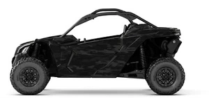 Black Camo Decal Graphic Kit Wraps deco multicam Can Am Maverick X3 - Bild 1 von 6