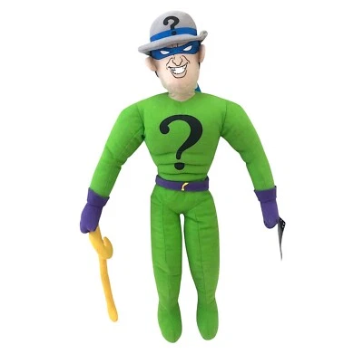 Large Riddler Plush Action Figure 26" Stuffed Toy DC Comics WB Toy Factory NEW - Изображение 1 из 4