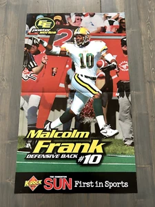 Malcolm Frank Edmonton Sun First in Sports Poster Eskimos CFL Defensive 2000's - Picture 1 of 3