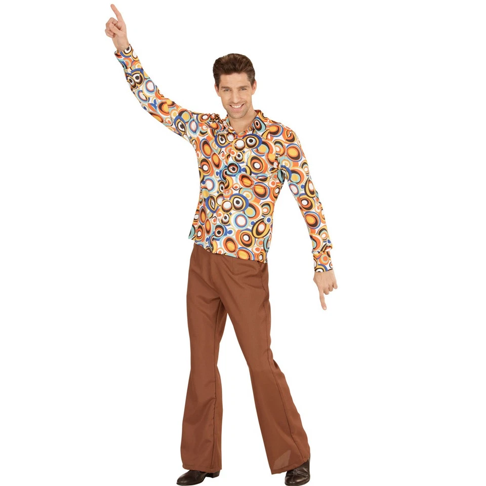 Widmann 09091 70er Jahre Hemd Bubbles Large