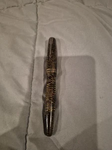 Pluma Estilográfica Parker Vaumatic Doble Joya Perla Dorada Celuloide - Imagen 1 de 5
