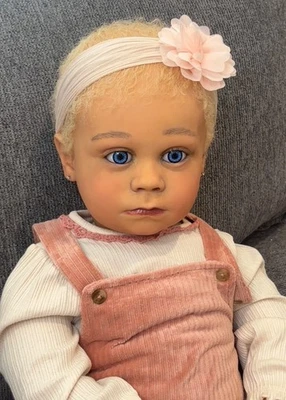 "Muñeco bebé renacido niña birracial 31""" Foto 1 de 4