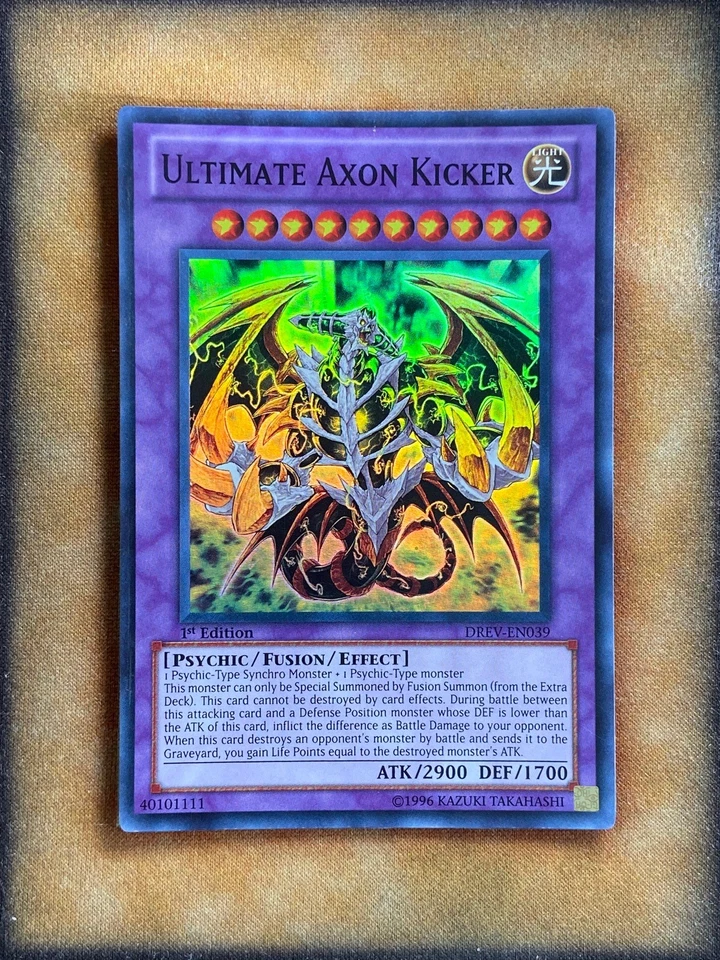Yugioh Ultimate Axon Kicker DREV-EN039 Super Rare 1st Ed LP - Image 1 of 1
