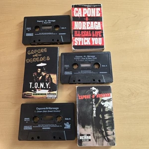 3 Capone n Noreaga Cassette Tape Singles Lot Closer TONY Illegal Life Tested  - Picture 1 of 18