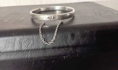 Georg Jensen Sterling Silver Childs Bangle . - Image 1 of 4