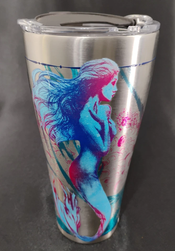 Vaso aislante de triple pared Tervis Old Legend Mermaid acero inoxidable 20 oz Foto 1 de 4