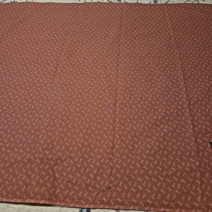 Joan Kessler for Concord Tiny Scissors Mini Print on Coral Cotton 3.75 Yards - Picture 1 of 4