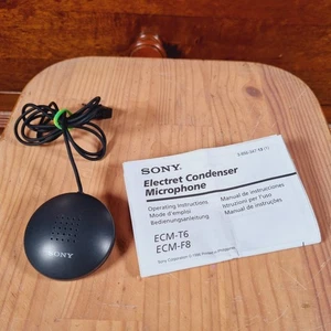 Sony ECM-F8 Electret Condenser Microphone With Instructions - Picture 1 of 6