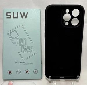 SUW iPhone 16 Pro Max Black Protection Case With Two Screen Protector Included  - Picture 1 of 8