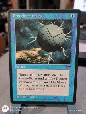 Magic the Gathering Energy Tap Renaissance (German) MTG  LP Ex Condition  - Image 1 of 2