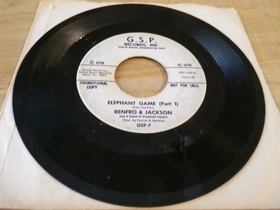 Renfro & Jackson 45 - Elephant Game - G.S.P.  GSP-7  White label promo Foto 1 de 2