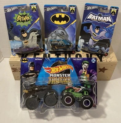 HOT WHEELS. CAMIONES MONSTRUO. 1:64. PACK 2 dobles de demolición Batman y Joker Foto 1 de 2