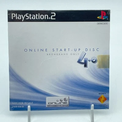 PlayStation 2 Online Start-Up Disc 4.0 Broadband Only Vintage Games NEW Sealed - Image 1 of 3