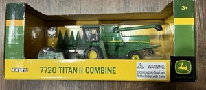 ERTL 1/64 John Deere 7720 Titan II with Corn & Grain Heads, New In Box - Picture 1 of 8