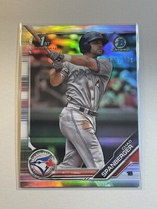 Chad Spanberger 2019 Bowman Chrome Refractor #ed /499 BCP87 Blue Jays