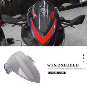Kit de cubiertas de parabrisas delantero acrílico 2024 2025 negro para Aprilia RS457 - Imagen 1 de 17