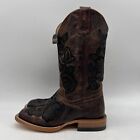 Shyanne Mabel Womens Brown Leather Pull On Cowgirl Western Boots Size 6.5 M