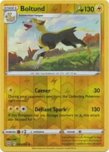 x1 Boltund - 053/163 - Rare - Reverse Holo Pokemon SS05 Battle Styles M/NM - Picture 1 of 1