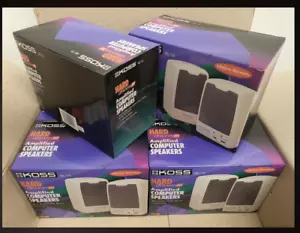 Koss HD/10 Amplified Computer AV Speakers RRP $99.95 BNIB - Picture 1 of 4