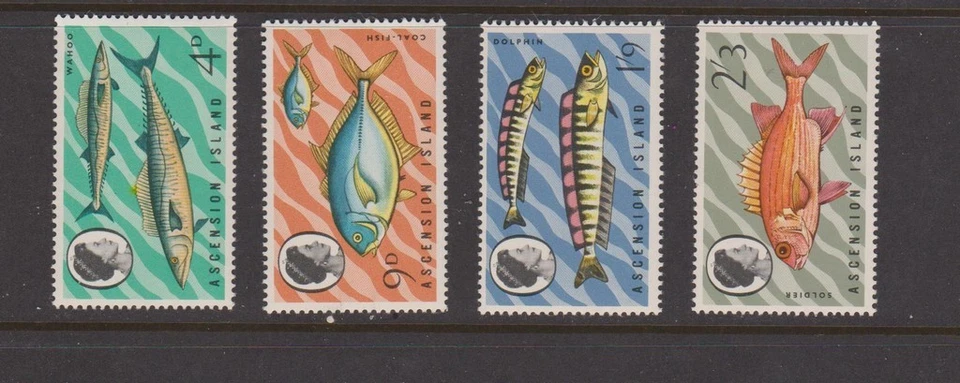 Juego de peces ASCENSION 130-33 1970 NH Foto 1 de 1