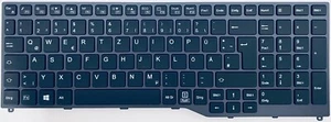 original Tastatur DE (deutsch) Fujitsu LifeBook U757 E558 Series ohne Backlight - Bild 1 von 2