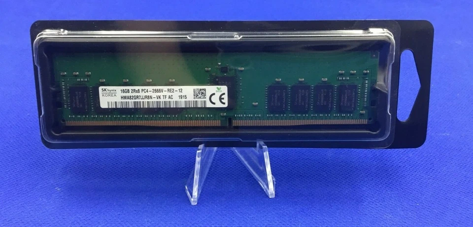 HMA82GR7JJR8N-VK HYNIX 16GB (1X16GB) 2RX8 PC4 2666V SERVER MEMORY - Image 1 of 1