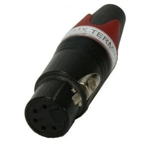 Neutrik 5 pines hembra XLR DMX Terminator enchufe DMX-Term-5P-Hembra - Imagen 1 de 2