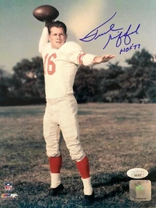 Autogramm Frank Gifford HoF New York Giants 8x10 Foto mit JSA COA - Bild 1 von 1
