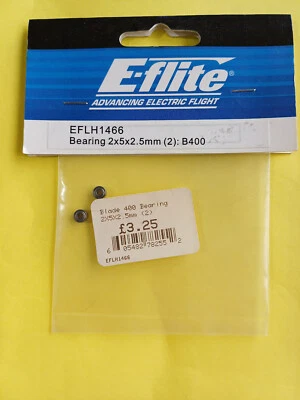 E-Flite Blade 400 Bearing 2x5x2.5mm 2pk EFLH1466 for RC Model Helicopters - Image 1 of 2