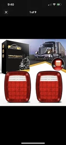 PARTSAM led marker lights 2 taillights turn signal truck/jeep RV Trailer - Picture 1 of 7